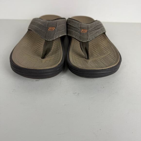 Skechers Relaxed Fit Sargo Point Vista Men’s Thong Sandals Flip Flops Sz 10 - Picture 5 of 7